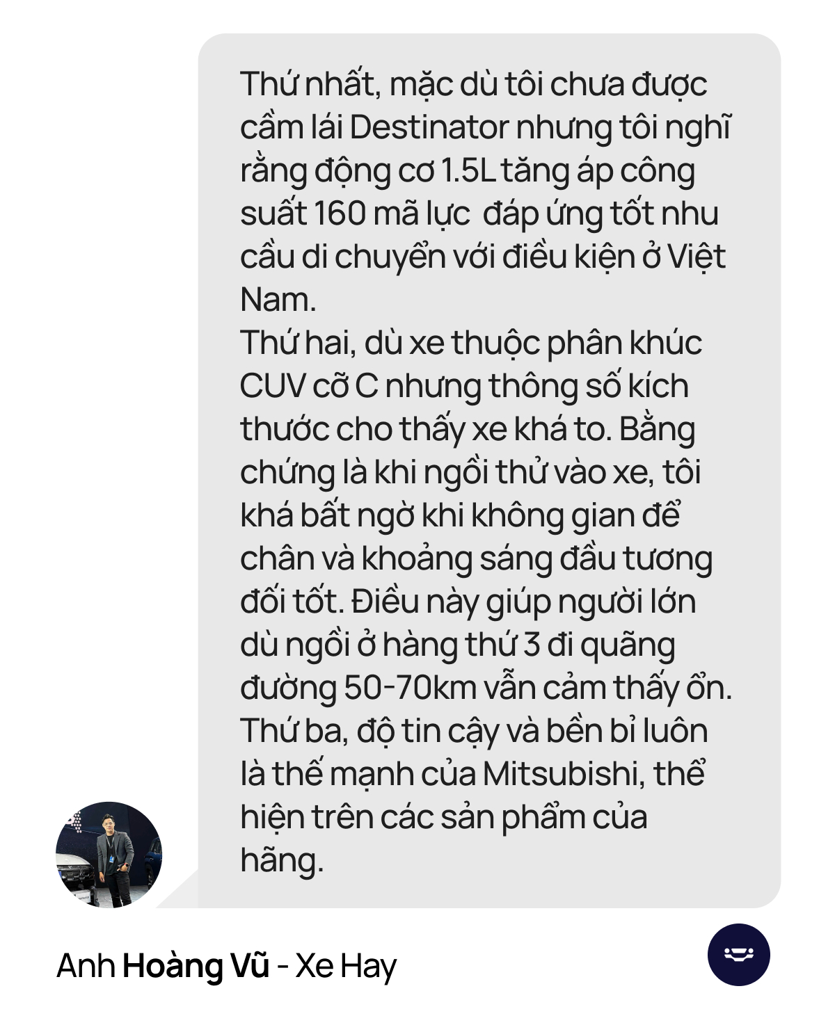 Thích, chưa thích gì trên Mitsubishi Destinator, đây là 10 câu trả lời kèm giá kỳ vọng của các KOL Việt đầu tiên được trải nghiệm trực tiếp từ Indonesia!- Ảnh 12.