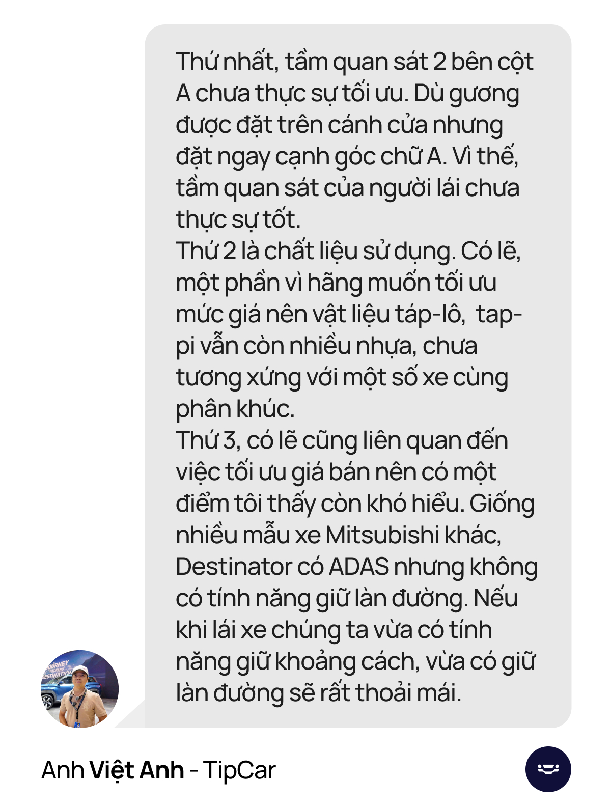 Thích, chưa thích gì trên Mitsubishi Destinator, đây là 10 câu trả lời kèm giá kỳ vọng của các KOL Việt đầu tiên được trải nghiệm trực tiếp từ Indonesia!- Ảnh 26.