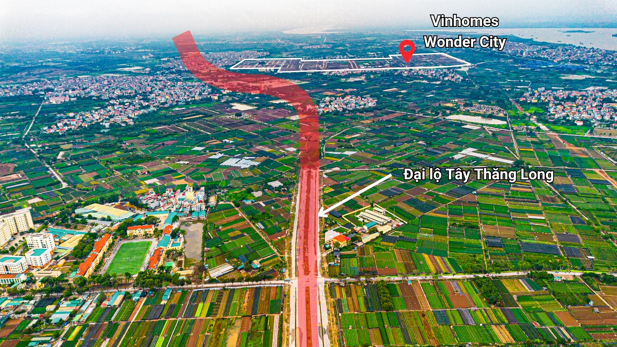 Người dân phía Tây Hà Nội đón tin vui: Đại lộ rộng 10 làn xe sắp hoàn thành, “mở lối” từ siêu đô thị của tỷ phú Phạm Nhật Vượng đến thẳng khu Tây Hồ - Ảnh 3. Người dân phía Tây Hà Nội đón tin vui: Đại lộ rộng 10 làn xe sắp hoàn thành, “mở lối” từ siêu đô thị của tỷ phú Phạm Nhật Vượng đến thẳng khu Tây Hồ - Ảnh 3.
