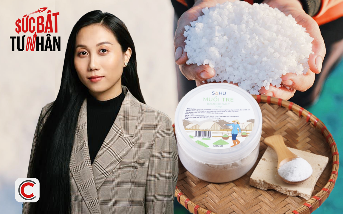Nữ CEO 9X 'buôn muối' gây sốt sau Chương trình Gia đình Haha: Bán muối Sa Huỳnh đắt gấp 50 lần, từng nhiều đêm mất ngủ vì khách phàn nàn 'sao muối có cặn'- Ảnh 1. Nữ CEO 9X 'buôn muối' gây sốt sau Chương trình Gia đình Haha: Bán muối Sa Huỳnh đắt gấp 50 lần, từng nhiều đêm mất ngủ vì khách phàn nàn 'sao muối có cặn'- Ảnh 1.