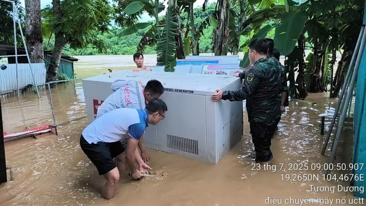 Ứng cứu khẩn cấp Nghệ An trong lũ lụt: Viettel cộng tài khoản, sẵn sàng Drone phát sóng cứu hộ, cứu nạn- Ảnh 2.