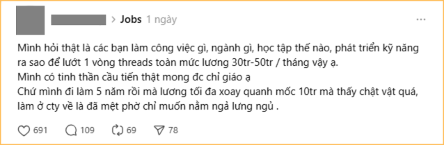 Chê lương 20 triệu mãi cũng chán, dân mạng quay sang hỏi nhau: Sao thu nhập trăm triệu/tháng hay vậy?- Ảnh 1.
