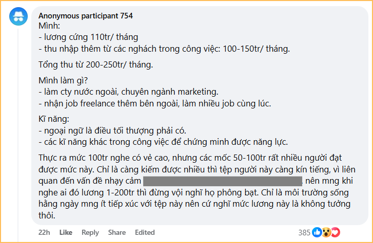 Chê lương 20 triệu mãi cũng chán, dân mạng quay sang hỏi nhau: Sao thu nhập trăm triệu/tháng hay vậy?- Ảnh 3.