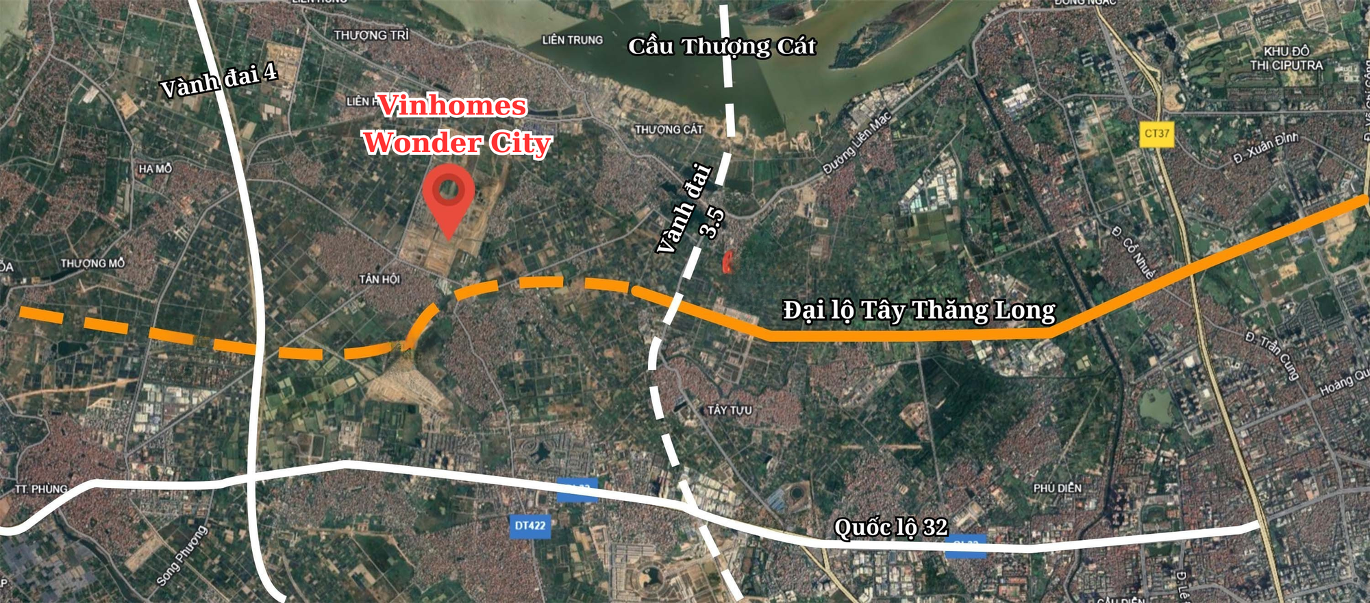Người dân phía Tây Hà Nội đón tin vui: Đại lộ rộng 10 làn xe sắp hoàn thành, “mở lối” từ siêu đô thị của tỷ phú Phạm Nhật Vượng đến thẳng khu Tây Hồ - Ảnh 4. Người dân phía Tây Hà Nội đón tin vui: Đại lộ rộng 10 làn xe sắp hoàn thành, “mở lối” từ siêu đô thị của tỷ phú Phạm Nhật Vượng đến thẳng khu Tây Hồ - Ảnh 4.