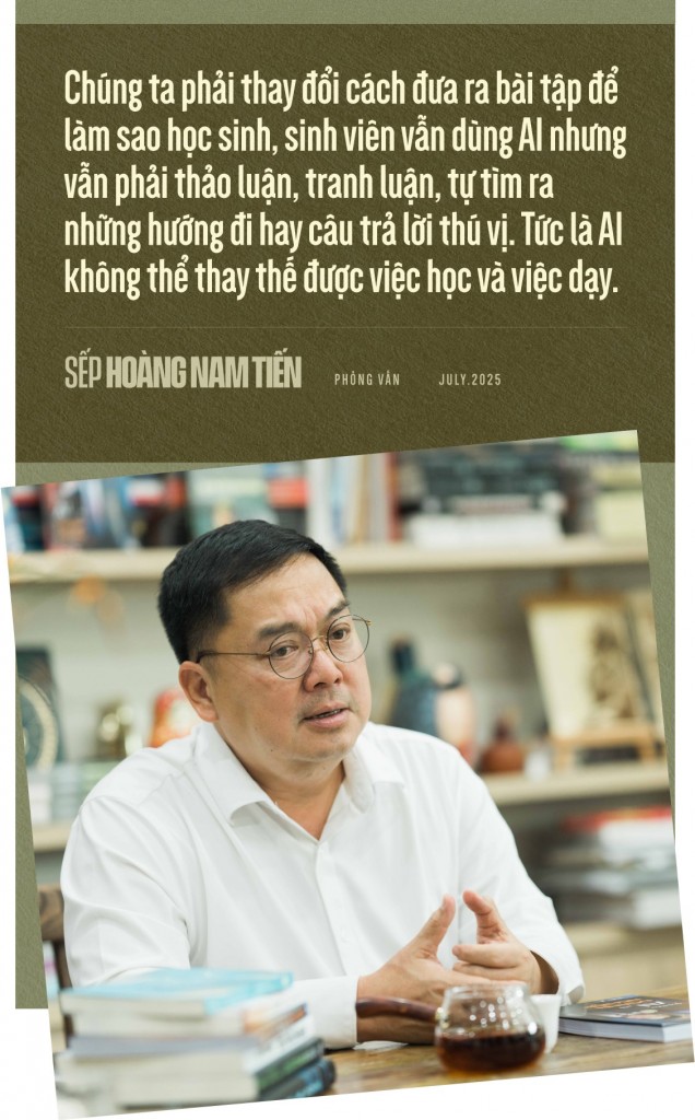 Ông Hoàng Nam Tiến: Người làm sếp nếu không đủ tư duy về AI thì đừng bắt nhân viên làm- Ảnh 6. Ông Hoàng Nam Tiến: Người làm sếp nếu không đủ tư duy về AI thì đừng bắt nhân viên làm- Ảnh 6.