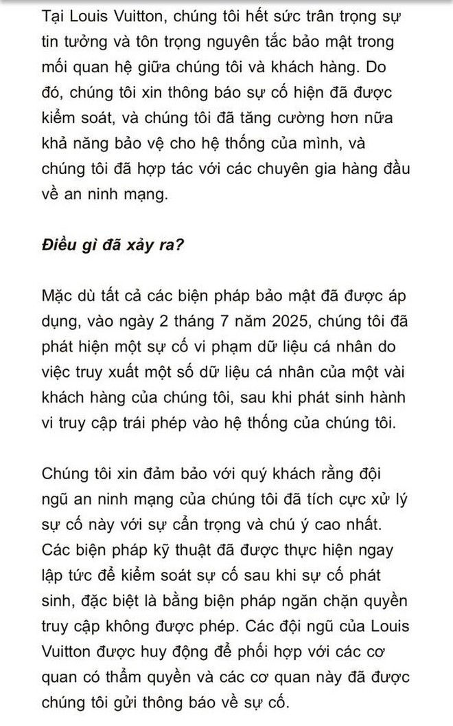 Loạt brand hàng hiệu bị hack dữ liệu, gửi cảnh báo khẩn đến khách hàng- Ảnh 2. Loạt brand hàng hiệu bị hack dữ liệu, gửi cảnh báo khẩn đến khách hàng- Ảnh 2.