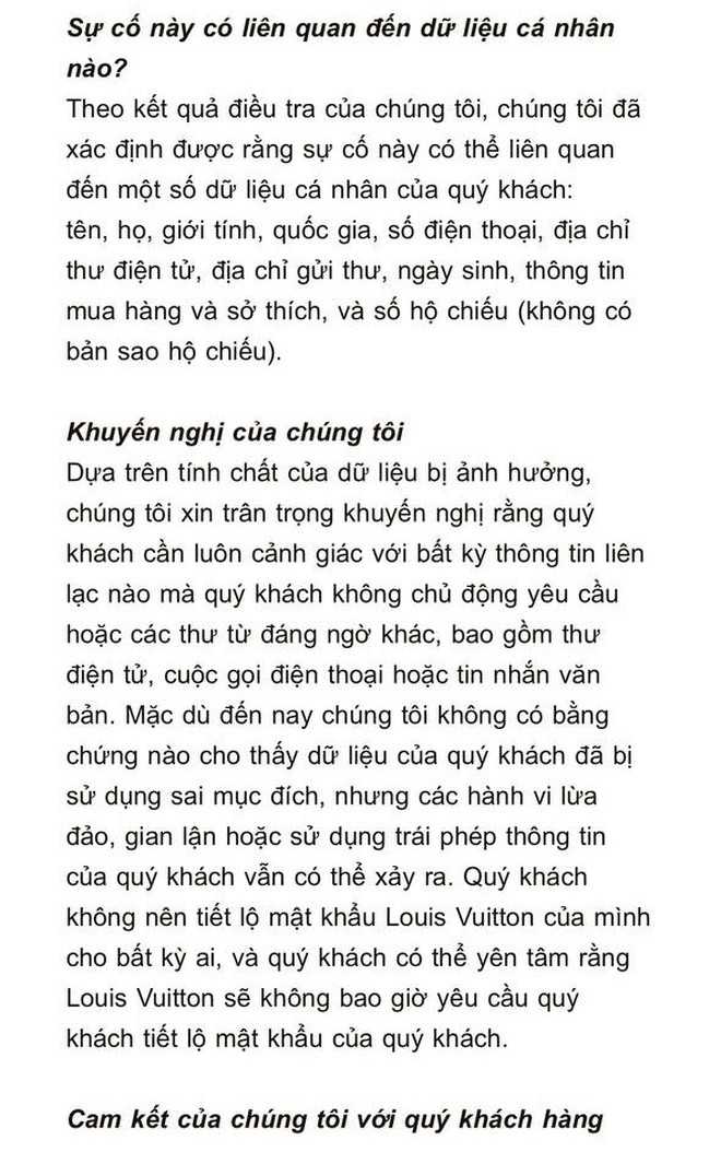 Loạt brand hàng hiệu bị hack dữ liệu, gửi cảnh báo khẩn đến khách hàng- Ảnh 3. Loạt brand hàng hiệu bị hack dữ liệu, gửi cảnh báo khẩn đến khách hàng- Ảnh 3.