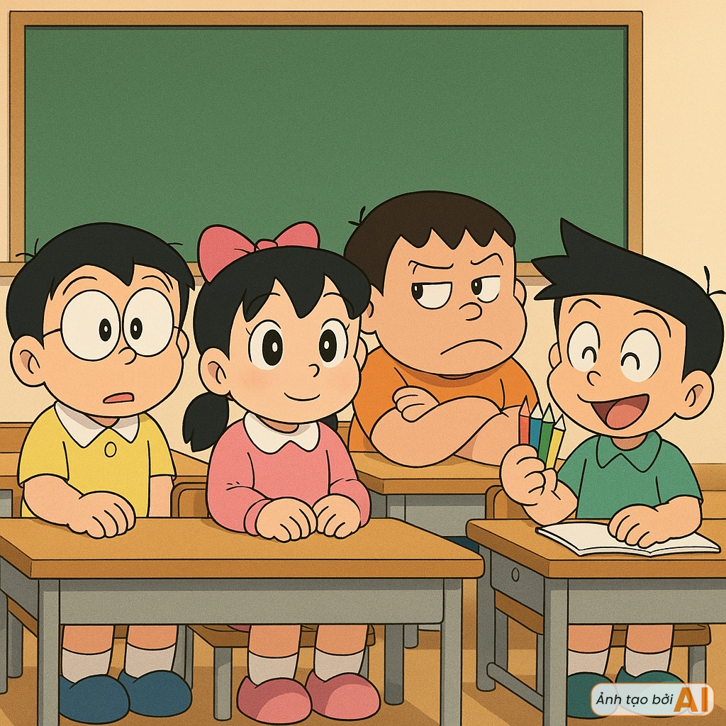 Mượn Doraemon "cỗ máy thời gian" xem thử ngày đầu tiên nhóm bạn Nobita - Shizuka đi học lớp 1, phụ huynh coi mà bồi hồi theo- Ảnh 5. Mượn Doraemon "cỗ máy thời gian" xem thử ngày đầu tiên nhóm bạn Nobita - Shizuka đi học lớp 1, phụ huynh coi mà bồi hồi theo- Ảnh 5.