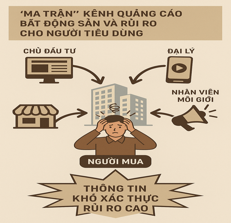 Bộ Công Thương cảnh báo cẩn trọng với quảng cáo “có cánh” về bất động sản- Ảnh 1.
