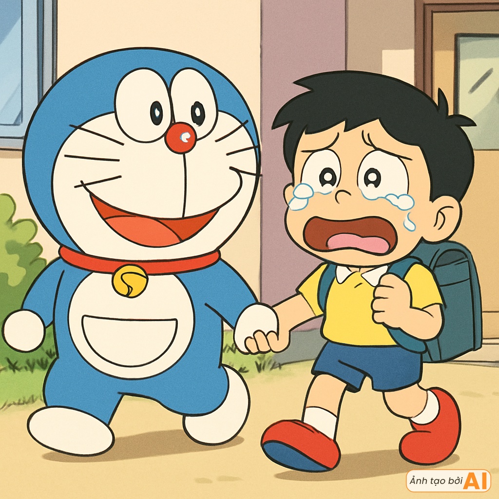 Mượn Doraemon "cỗ máy thời gian" xem thử ngày đầu tiên nhóm bạn Nobita - Shizuka đi học lớp 1, phụ huynh coi mà bồi hồi theo- Ảnh 1. Mượn Doraemon "cỗ máy thời gian" xem thử ngày đầu tiên nhóm bạn Nobita - Shizuka đi học lớp 1, phụ huynh coi mà bồi hồi theo- Ảnh 1.