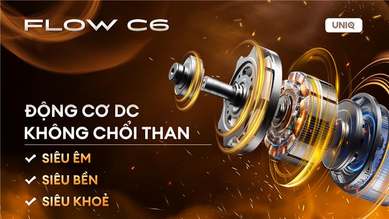 UNIQ Flow C6 - Quạt cây đối lưu không khí thông minh cho không gian sống hiện đại- Ảnh 3.