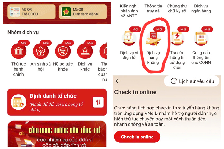 Tính năng mới trên VNeID cho hành khách đi máy bay- Ảnh 1.