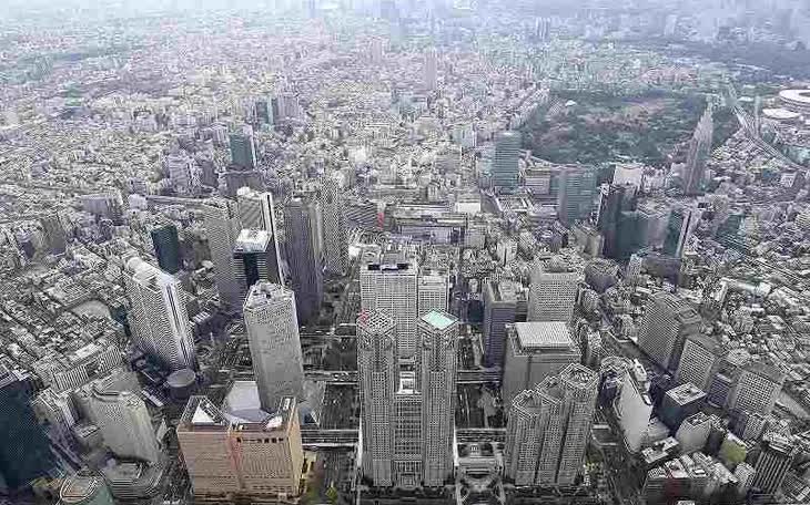 Các tòa nhà ở Tokyo, Nhật bản bị thiệt hại do động đất, tháng 4/2020 (Ảnh: Yomiuri Shimbun) Các tòa nhà ở Tokyo, Nhật bản bị thiệt hại do động đất, tháng 4/2020 (Ảnh: Yomiuri Shimbun)