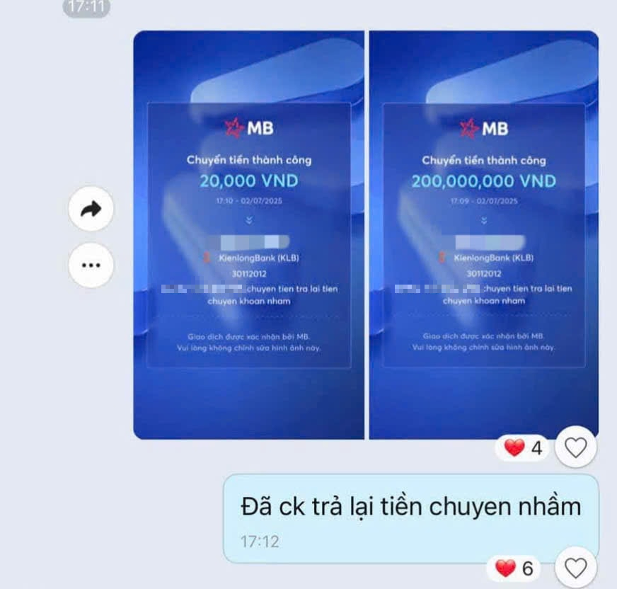 Sau khi tài khoản được cộng 200 triệu đồng, gia đình ở Lâm Đồng nhận thêm cuộc điện thoại từ số lạ, vội vàng báo công an- Ảnh 1.