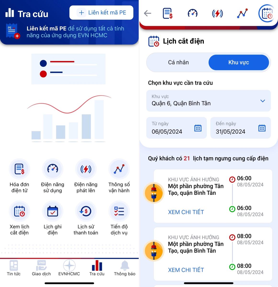 Cách tra cứu tiền điện hàng ngày trên ứng dụng của EVN- Ảnh 1. Cách tra cứu tiền điện hàng ngày trên ứng dụng của EVN- Ảnh 1.