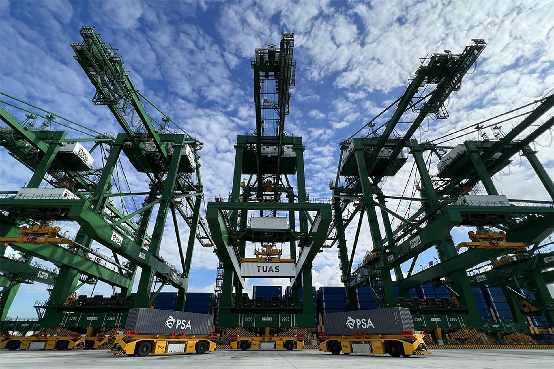 Di chuyển 65 triệu container không cần con người: siêu cảng biển tự động của Singapore sẽ cách mạng hóa ngành logistic- Ảnh 4. Di chuyển 65 triệu container không cần con người: siêu cảng biển tự động của Singapore sẽ cách mạng hóa ngành logistic- Ảnh 4.