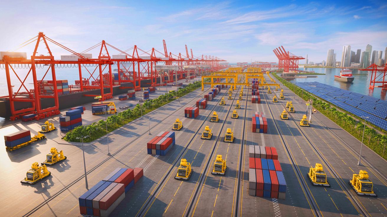 Di chuyển 65 triệu container không cần con người: siêu cảng biển tự động của Singapore sẽ cách mạng hóa ngành logistic- Ảnh 5. Di chuyển 65 triệu container không cần con người: siêu cảng biển tự động của Singapore sẽ cách mạng hóa ngành logistic- Ảnh 5.