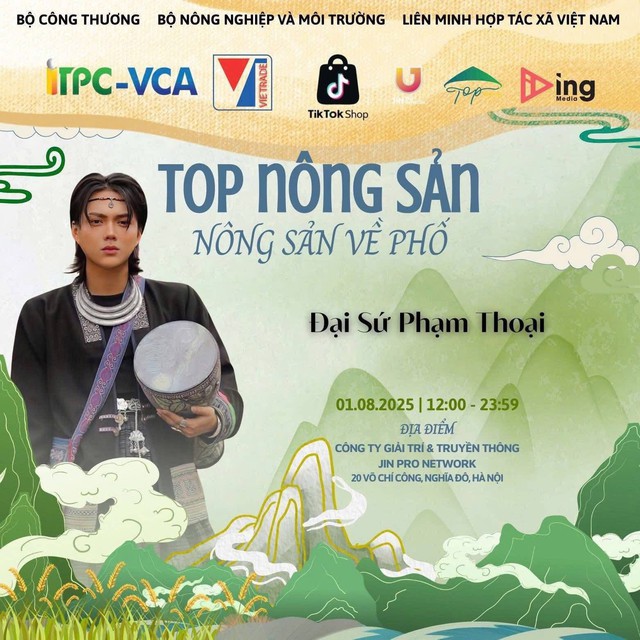 Phạm Thoại tuyên bố làm "đại sứ" bán nông sản tại VIETNAM OCOPEX 2025: Bộ Công Thương nói gì?- Ảnh 2. Phạm Thoại tuyên bố làm "đại sứ" bán nông sản tại VIETNAM OCOPEX 2025: Bộ Công Thương nói gì?- Ảnh 2.