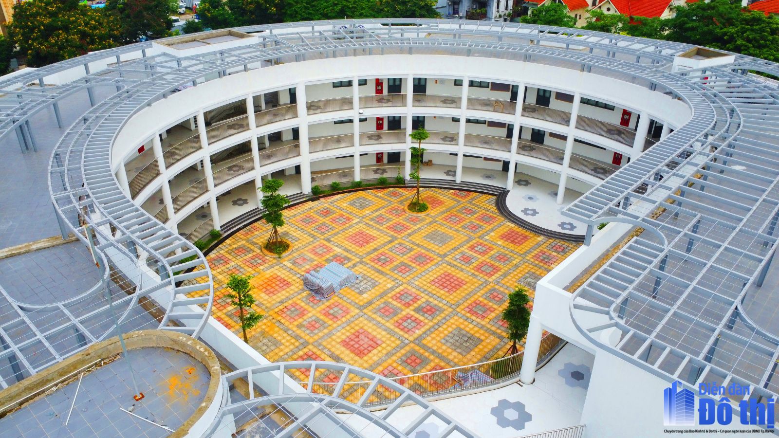 Không phải trường quốc tế nào cả, đây là trường mầm non CÔNG LẬP sắp xây xong ở Hà Nội: Đẹp quá phụ huynh ơi!- Ảnh 1.