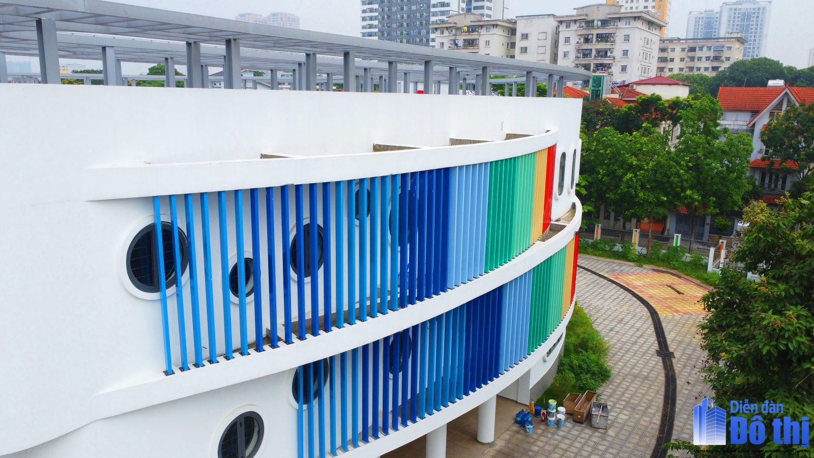 Không phải trường quốc tế nào cả, đây là trường mầm non CÔNG LẬP sắp xây xong ở Hà Nội: Đẹp quá phụ huynh ơi!- Ảnh 4.