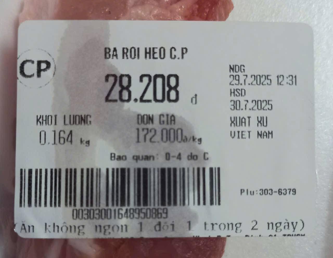 Sự thật về bức ảnh thịt heo C.P ăn không ngon 1 đổi 1...- Ảnh 1. Sự thật về bức ảnh thịt heo C.P ăn không ngon 1 đổi 1...- Ảnh 1.