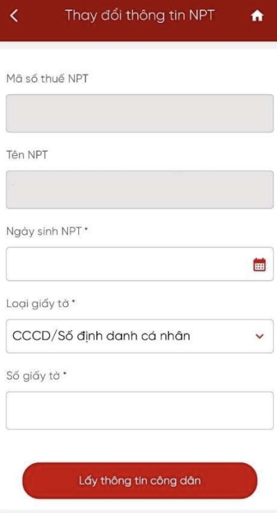 Cách thay đổi thông tin đăng ký thuế cho người phụ thuộc trên eTax Mobile- Ảnh 4. Cách thay đổi thông tin đăng ký thuế cho người phụ thuộc trên eTax Mobile- Ảnh 4.