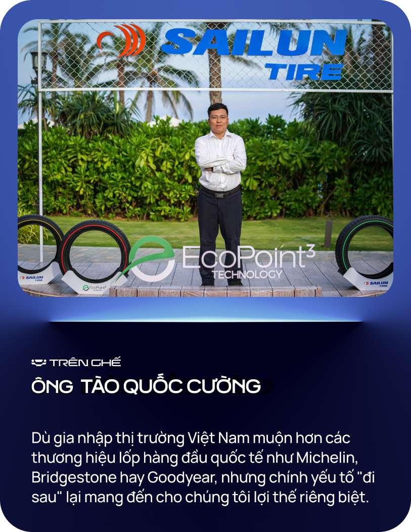 Sếp Sailun tự tin đấu Michelin, Bridgestone: ‘Cứ 10 người sẽ có 1 người dùng lốp Sailun tại Việt Nam’- Ảnh 5. Sếp Sailun tự tin đấu Michelin, Bridgestone: ‘Cứ 10 người sẽ có 1 người dùng lốp Sailun tại Việt Nam’- Ảnh 5.
