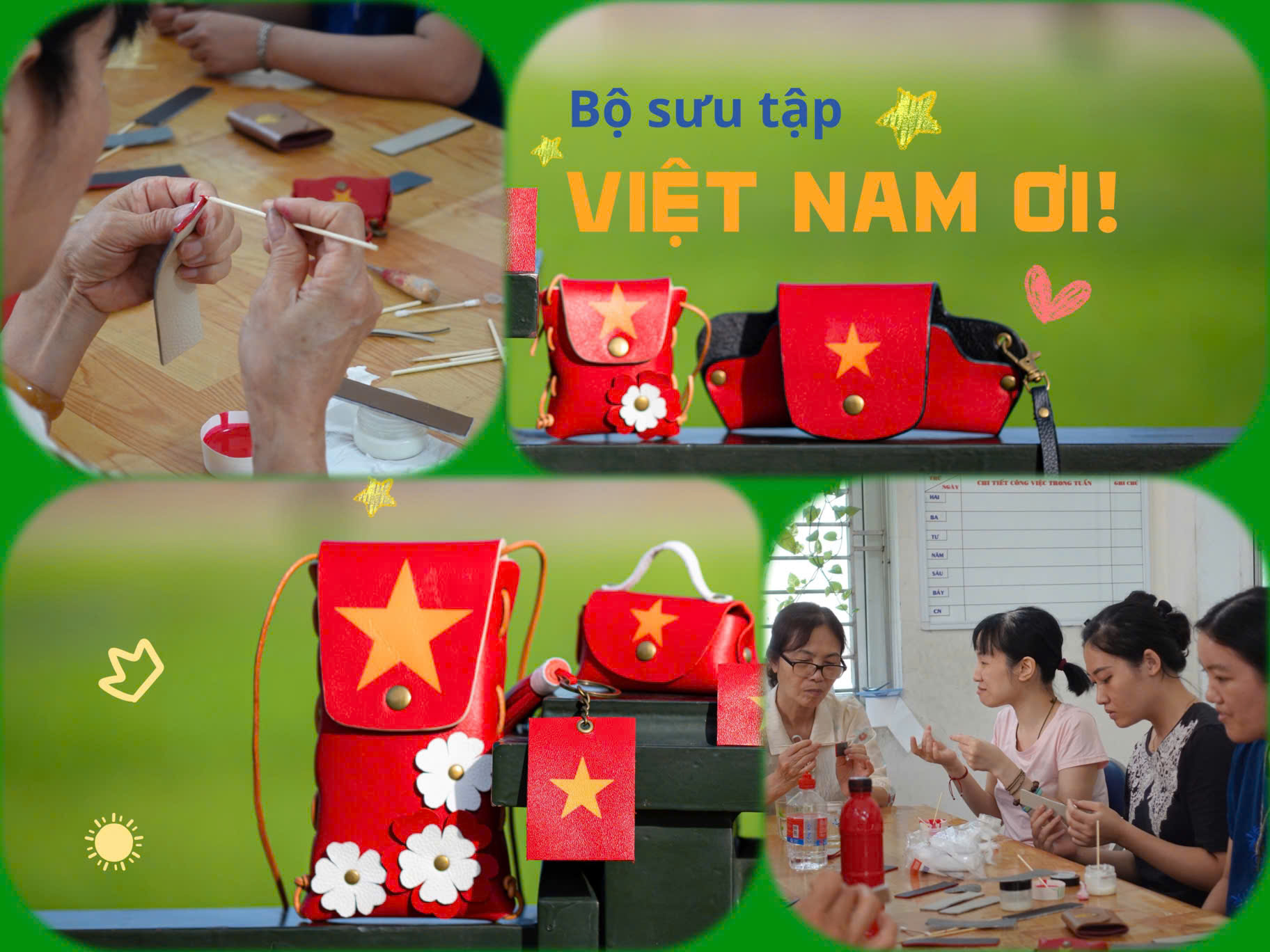 Gây sốt trước thềm Quốc Khánh, một startup từng lên sóng Shark Tank tung bộ sưu tập "cờ đỏ, sao vàng": 100% được làm thủ công bởi những người khuyết tật, tự kỷ- Ảnh 1. Gây sốt trước thềm Quốc Khánh, một startup từng lên sóng Shark Tank tung bộ sưu tập