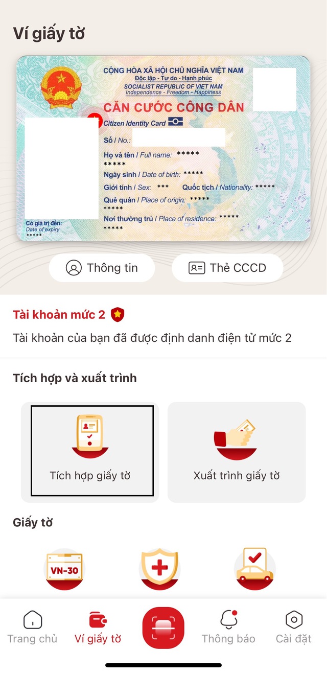 Hướng dẫn tích hợp giấy phép lái xe vào ứng dụng VNeID, yên tâm cất bản cứng ở nhà- Ảnh 2. Hướng dẫn tích hợp giấy phép lái xe vào ứng dụng VNeID, yên tâm cất bản cứng ở nhà- Ảnh 2.