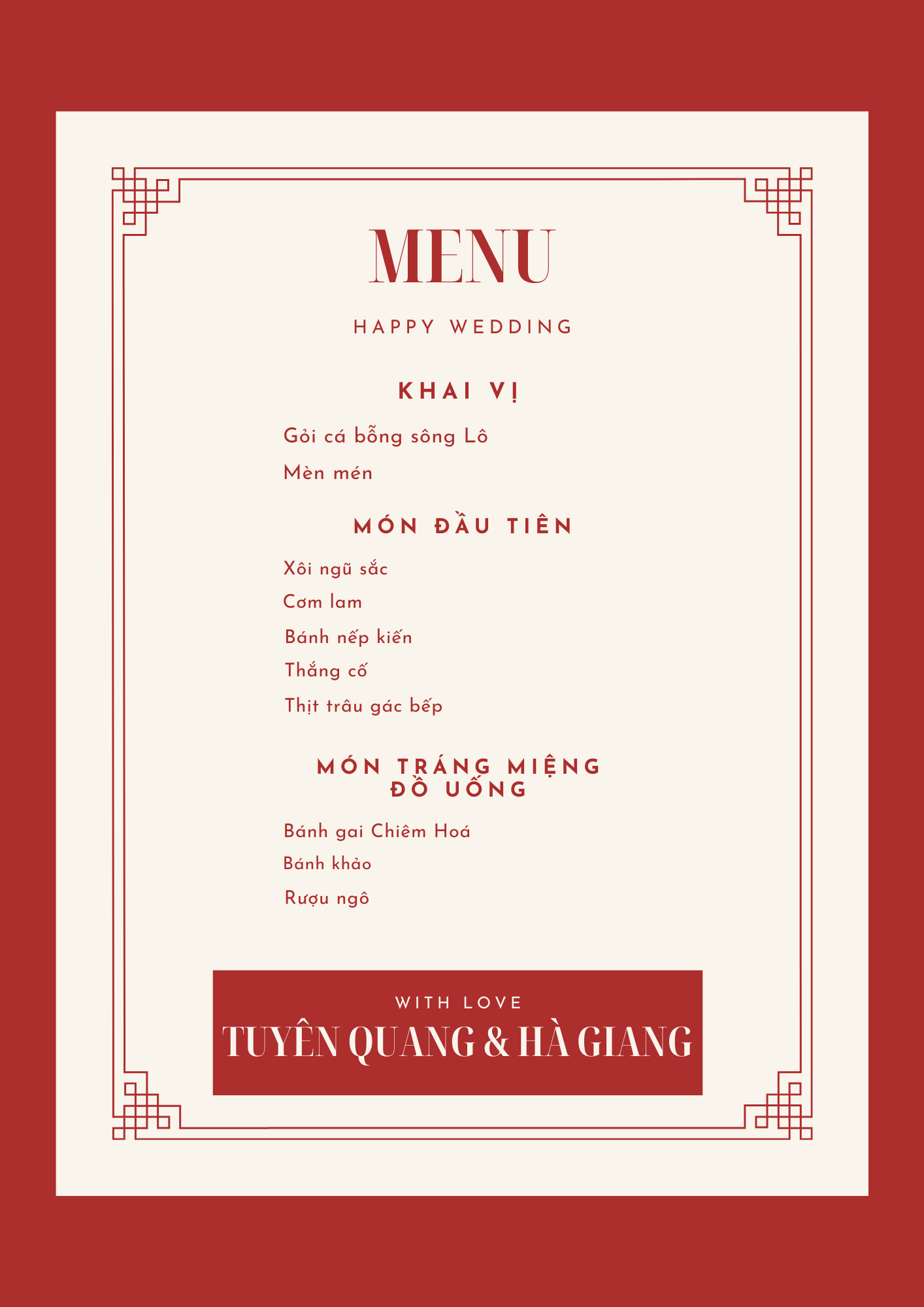 Khi 2 tỉnh về 1 nhà, menu cỗ cưới có sự thay đổi lớn: Khi vải thiều và bánh mì que chung mâm, tinh hoa!- Ảnh 2.