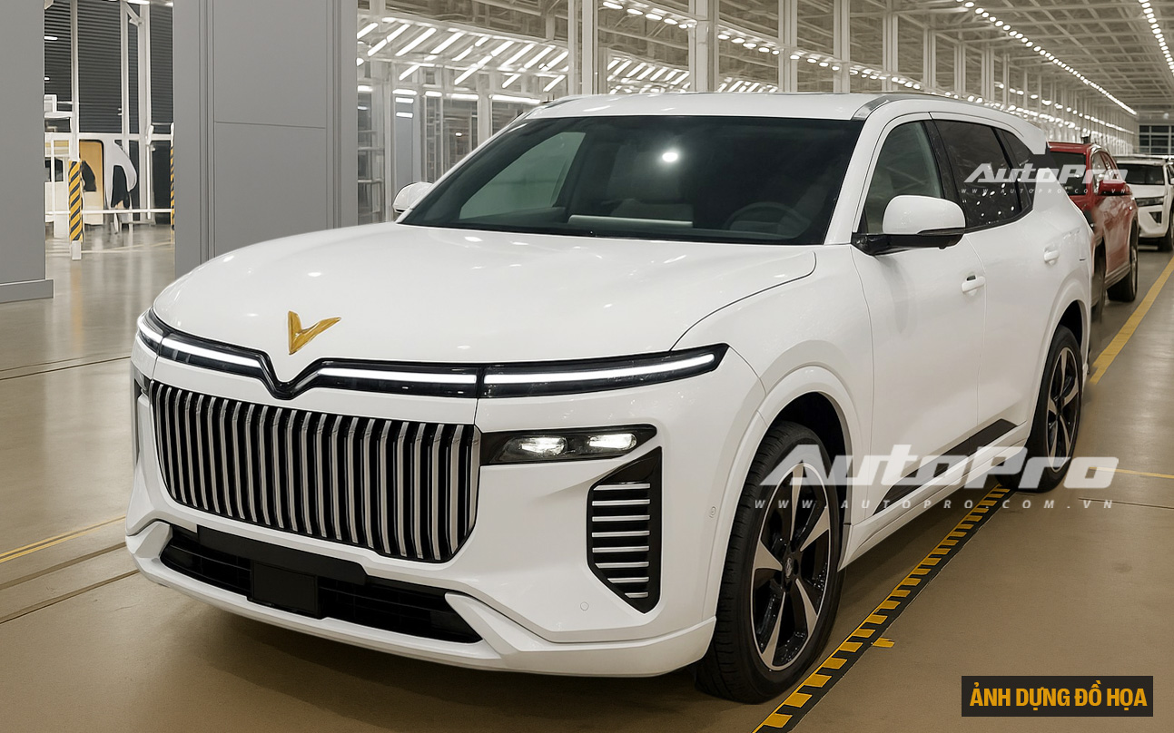 SUV VinFast mới giống VF 9 có bản thiết kế rõ nét mọi góc cạnh: Mặt khác hoàn toàn 'xe gốc', người Việt tham gia 'tạo hình'- Ảnh 3. SUV VinFast mới giống VF 9 có bản thiết kế rõ nét mọi góc cạnh: Mặt khác hoàn toàn 'xe gốc', người Việt tham gia 'tạo hình'- Ảnh 3.