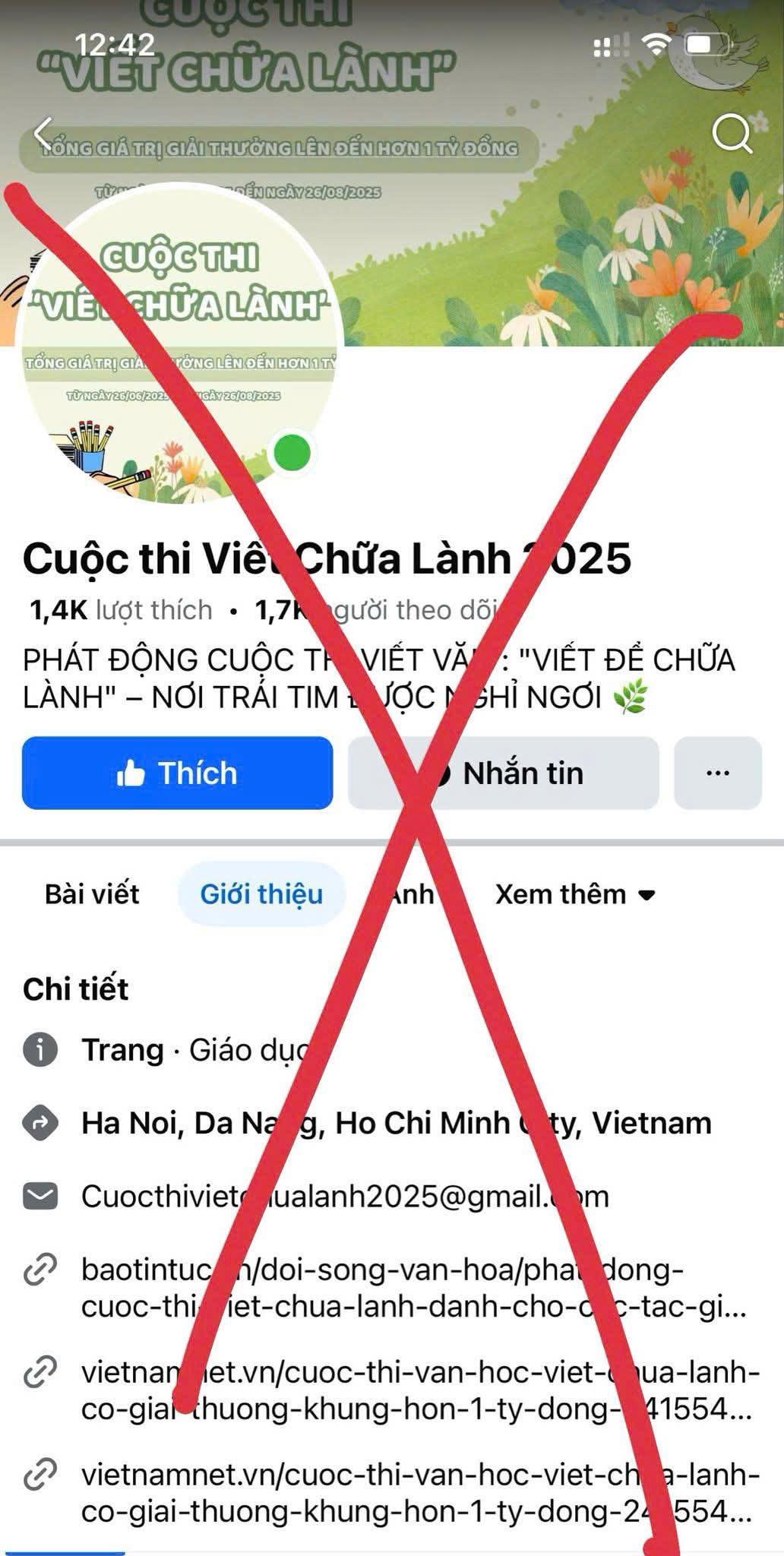 Lại tái diễn việc mạo danh fanpage để lừa đảo, trục lợi- Ảnh 3. Lại tái diễn việc mạo danh fanpage để lừa đảo, trục lợi- Ảnh 3.