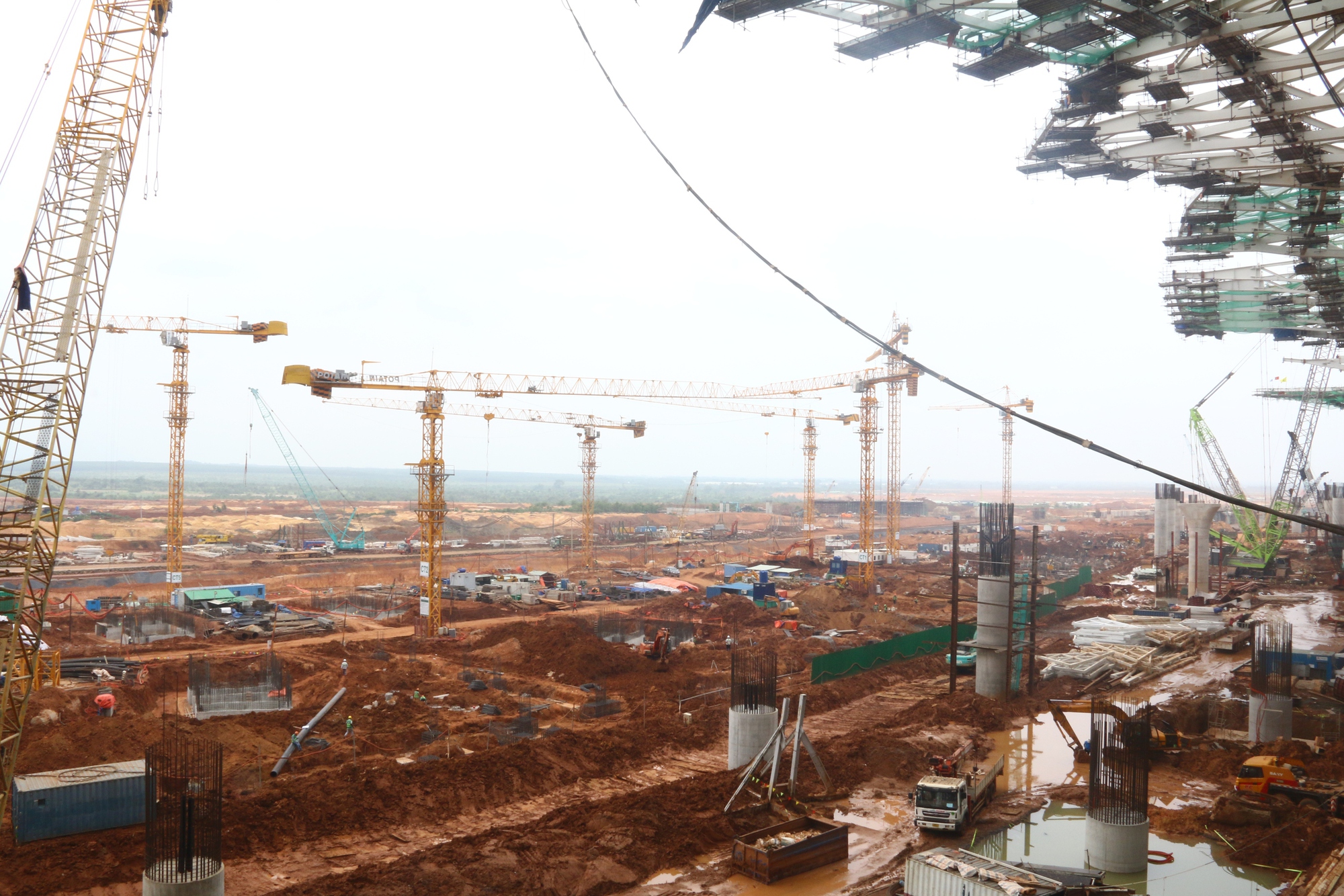 Cận cảnh thi công nhà ga hành khách - "trái tim" sân bay Long Thành- Ảnh 8. Cận cảnh thi công nhà ga hành khách - "trái tim" sân bay Long Thành- Ảnh 8.