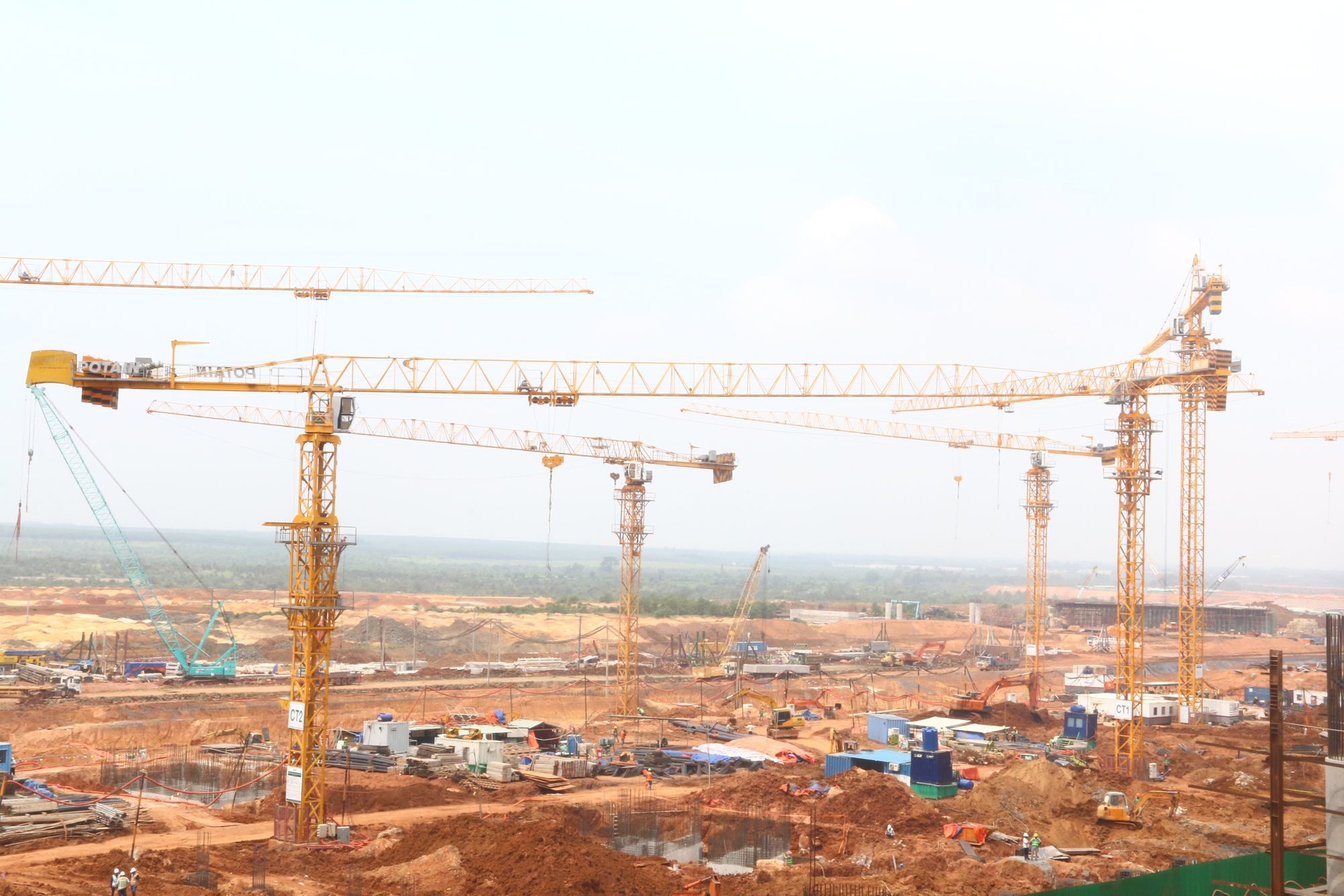 Cận cảnh thi công nhà ga hành khách - "trái tim" sân bay Long Thành- Ảnh 10. Cận cảnh thi công nhà ga hành khách - "trái tim" sân bay Long Thành- Ảnh 10.