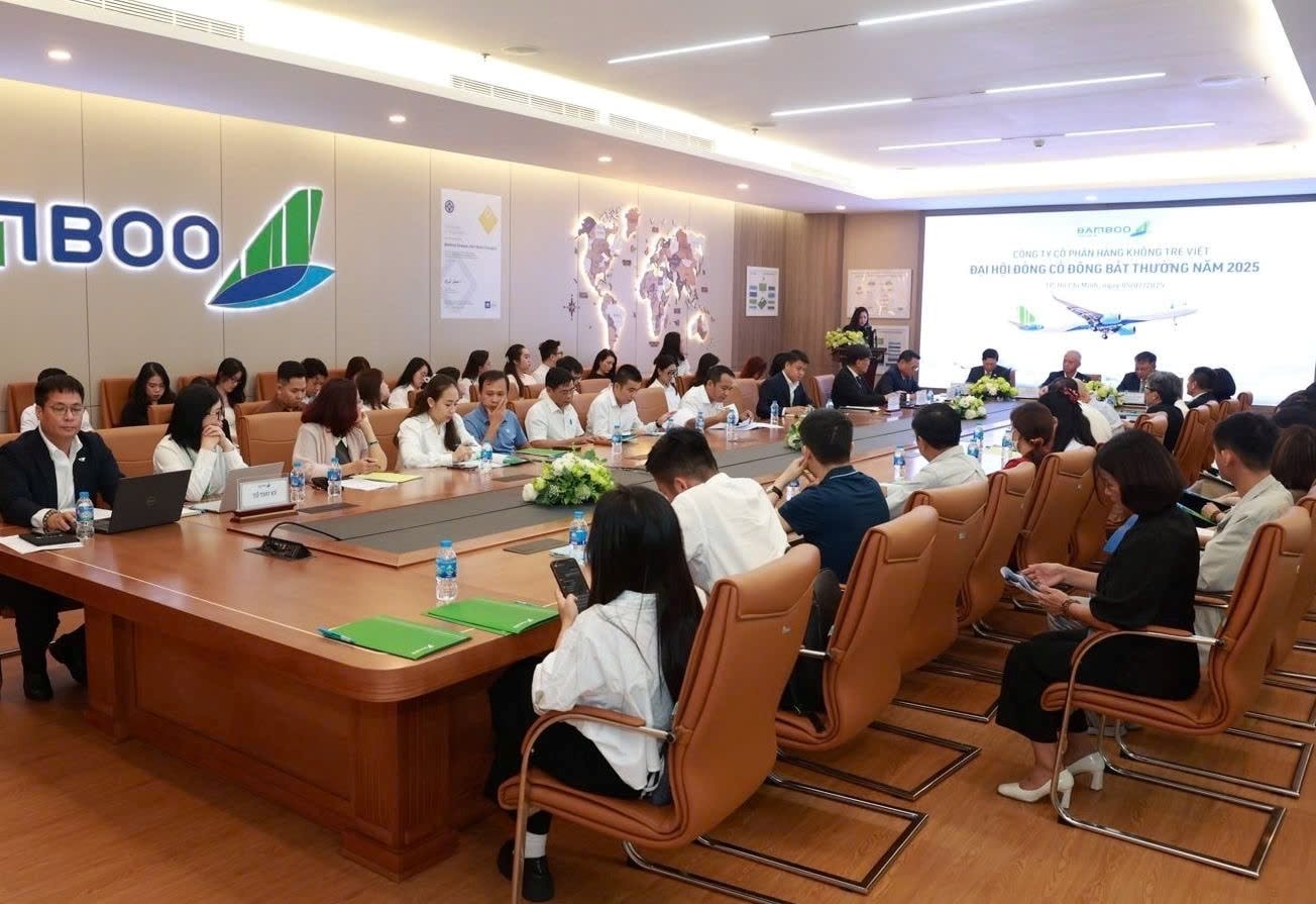 Bamboo Airways bầu bổ sung 2 thành viên HĐQT, báo cáo tiệm cận điểm hòa vốn năm 2025- Ảnh 1. Bamboo Airways bầu bổ sung 2 thành viên HĐQT, báo cáo tiệm cận điểm hòa vốn năm 2025- Ảnh 1.