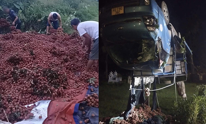 Vụ người dân nhặt vải từ xe tải gặp nạn: Chủ xe được ủng hộ 40 triệu đồng, bị nhiều người gọi điện mắng- Ảnh 1. Vụ người dân nhặt vải từ xe tải gặp nạn: Chủ xe được ủng hộ 40 triệu đồng, bị nhiều người gọi điện mắng- Ảnh 1.