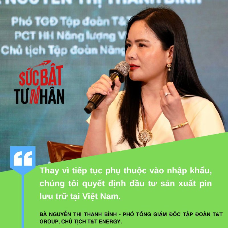 “Nữ tướng” của T&T Group: Không chỉ đầu tư năng lượng, chúng tôi đặt tham vọng chiếm lĩnh 30-40% thị phần nội địa về pin lưu trữ- Ảnh 1.