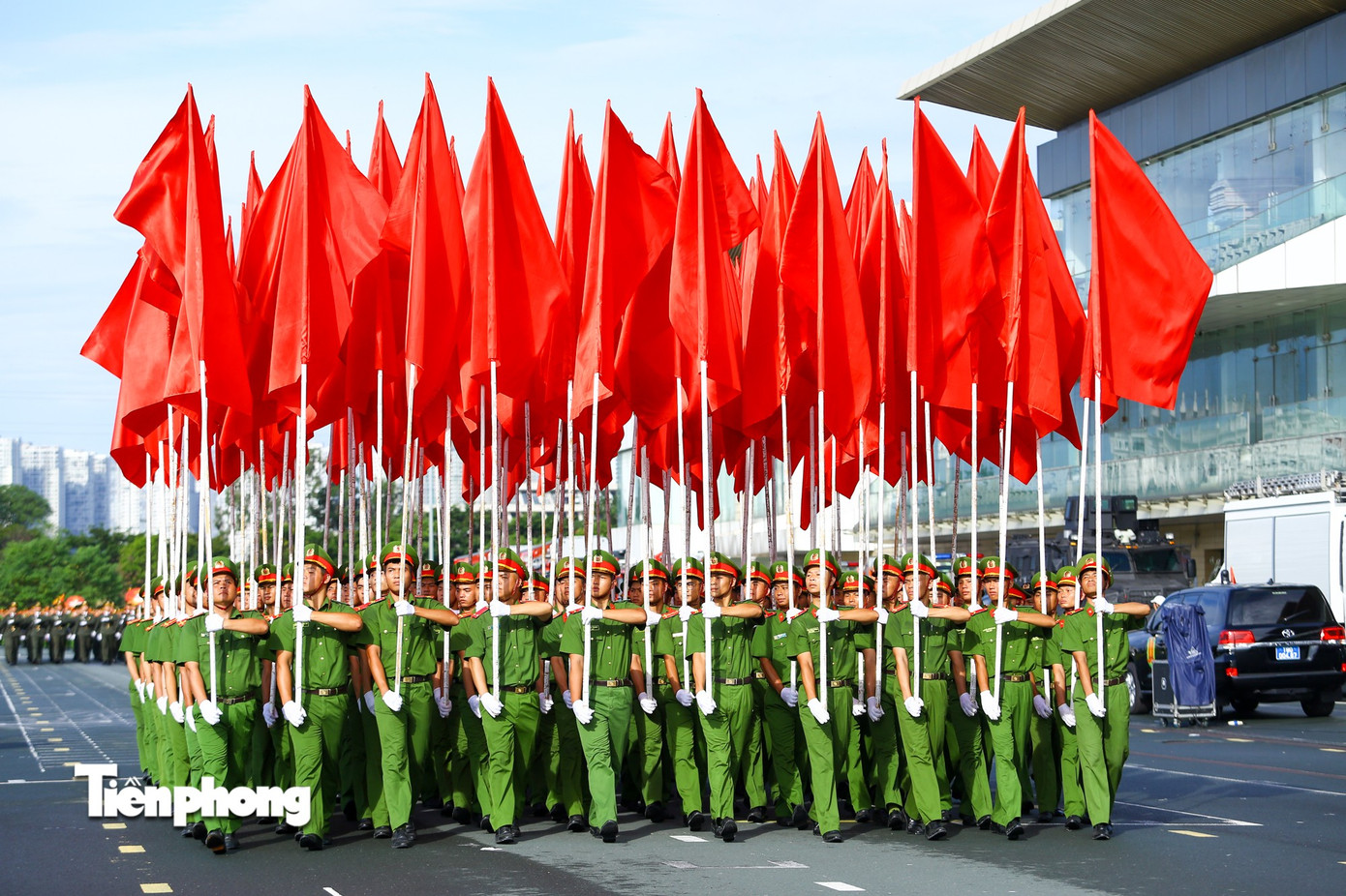 Công an Hà Nội hợp luyện diễu binh, diễu hành cho Ngày hội vì Thủ đô bình yên- Ảnh 2. Công an Hà Nội hợp luyện diễu binh, diễu hành cho Ngày hội vì Thủ đô bình yên- Ảnh 2.