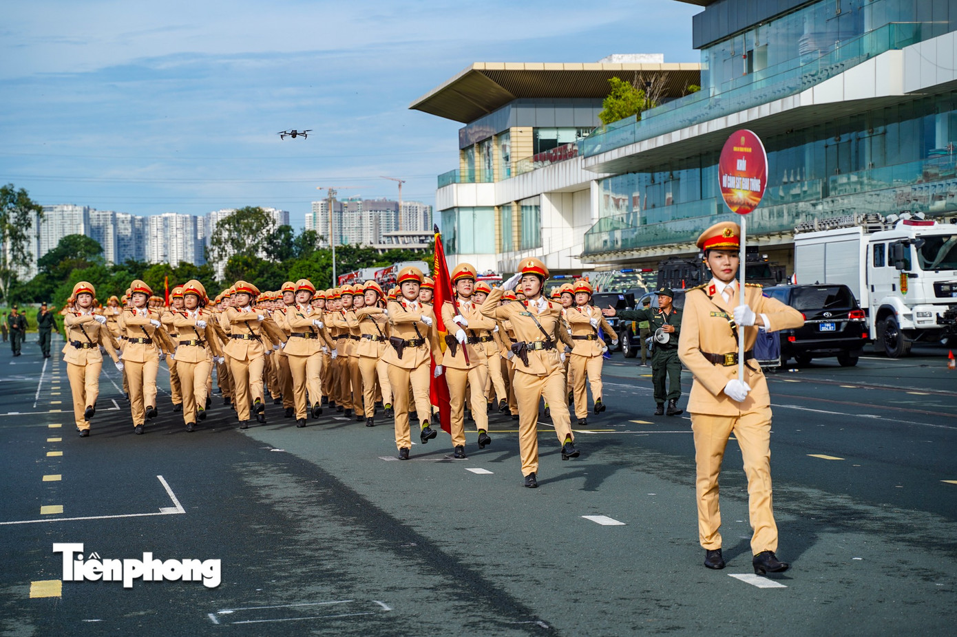 Công an Hà Nội hợp luyện diễu binh, diễu hành cho Ngày hội vì Thủ đô bình yên- Ảnh 5. Công an Hà Nội hợp luyện diễu binh, diễu hành cho Ngày hội vì Thủ đô bình yên- Ảnh 5.