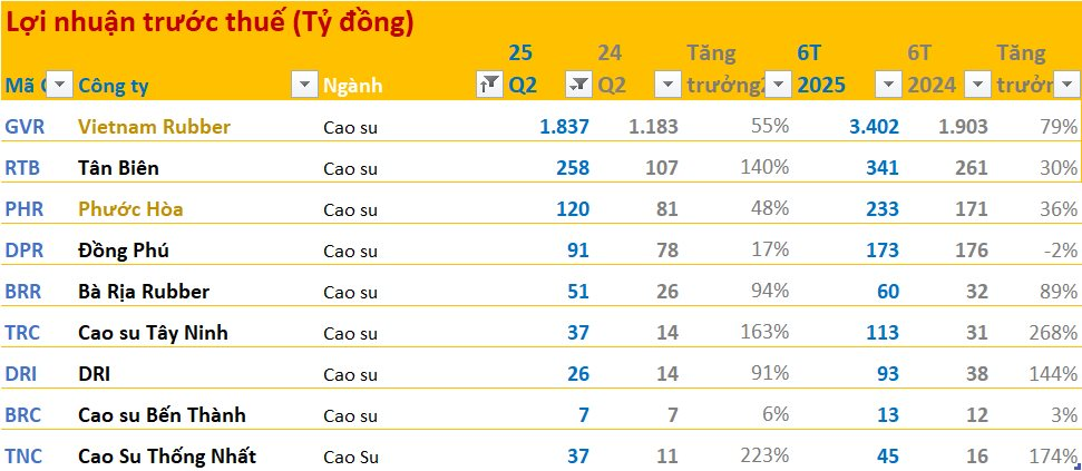 Toàn cảnh BCTC quý 2/2025: Ngân hàng áp đảo về lợi nhuận, ngành điện, cao su tăng trưởng cao, than sụt giảm, Novaland lỗ lớn nhất quý- Ảnh 9.