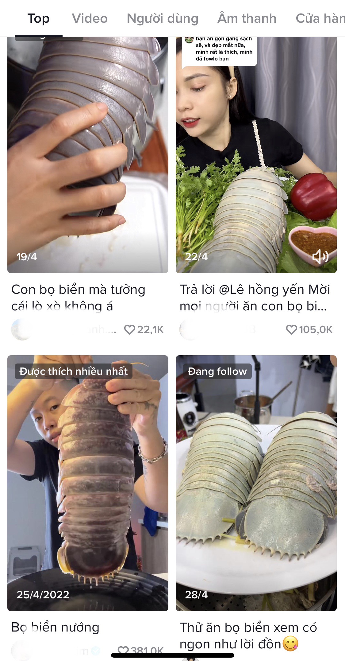 Loại hải sản Loại hải sản