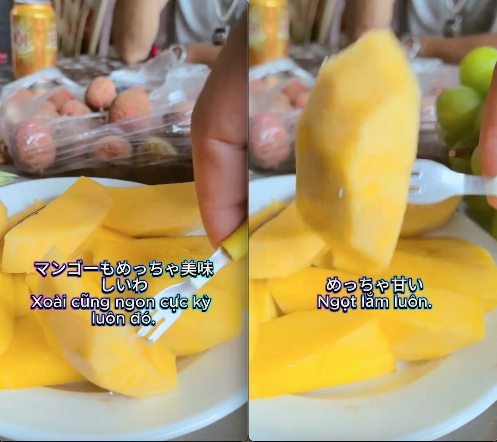 Khách Nhật "xỉu luôn" sau khi ăn 1 loại trái cây màu vàng của Việt Nam, khẳng định hàng "chuẩn xịn"- Ảnh 1. Khách Nhật "xỉu luôn" sau khi ăn 1 loại trái cây màu vàng của Việt Nam, khẳng định hàng "chuẩn xịn"- Ảnh 1.