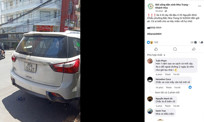 Nha Trang: Tìm chủ nhân chiếc ô tô đậu trước chung cư cả năm- Ảnh 1. Nha Trang: Tìm chủ nhân chiếc ô tô đậu trước chung cư cả năm- Ảnh 1.