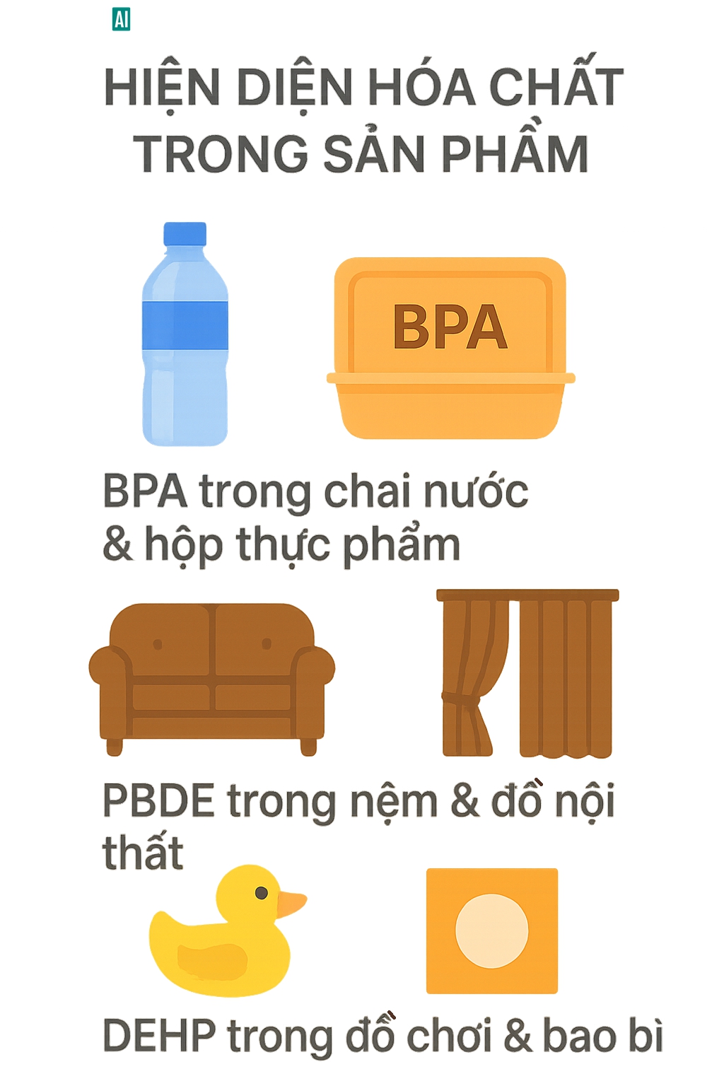 3 hóa chất cực độc trong nhựa: 