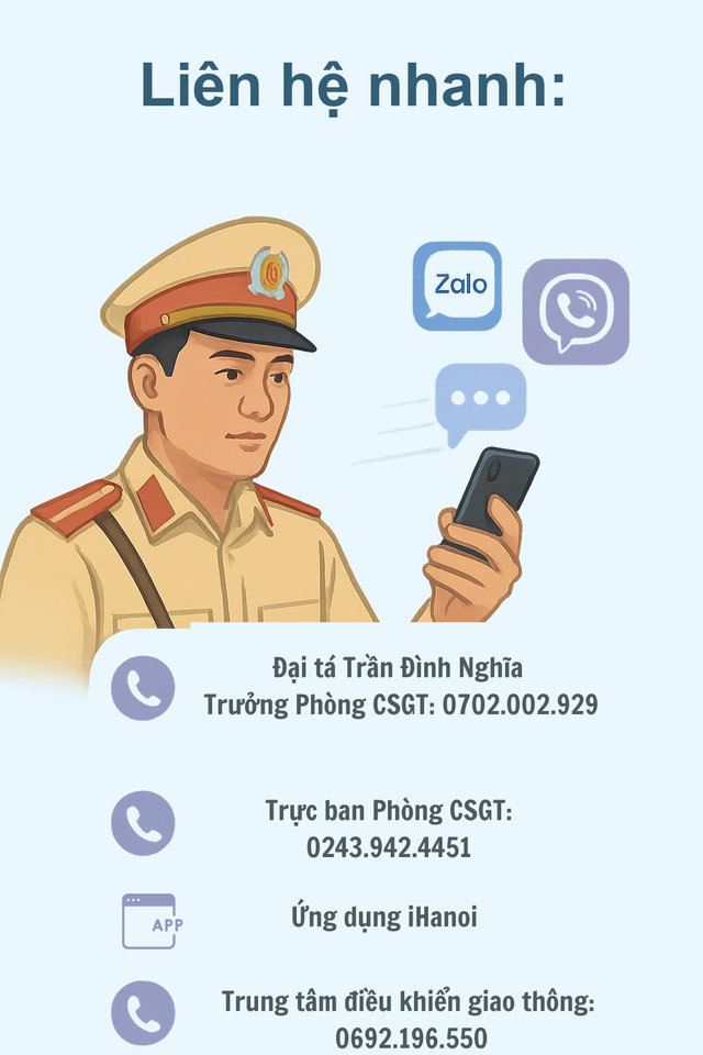 Công an Hà Nội phát thông báo quan trọng tới toàn bộ người tham gia giao thông- Ảnh 2.