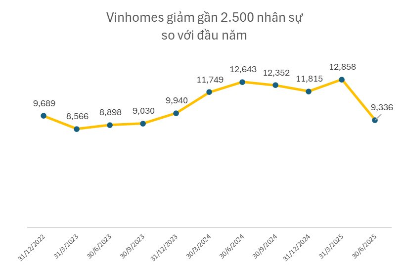 Vinhomes giảm lượng nhân sự lớn chưa từng có: 3.500 người đã đi đâu?- Ảnh 1. Vinhomes giảm lượng nhân sự lớn chưa từng có: 3.500 người đã đi đâu?- Ảnh 1.