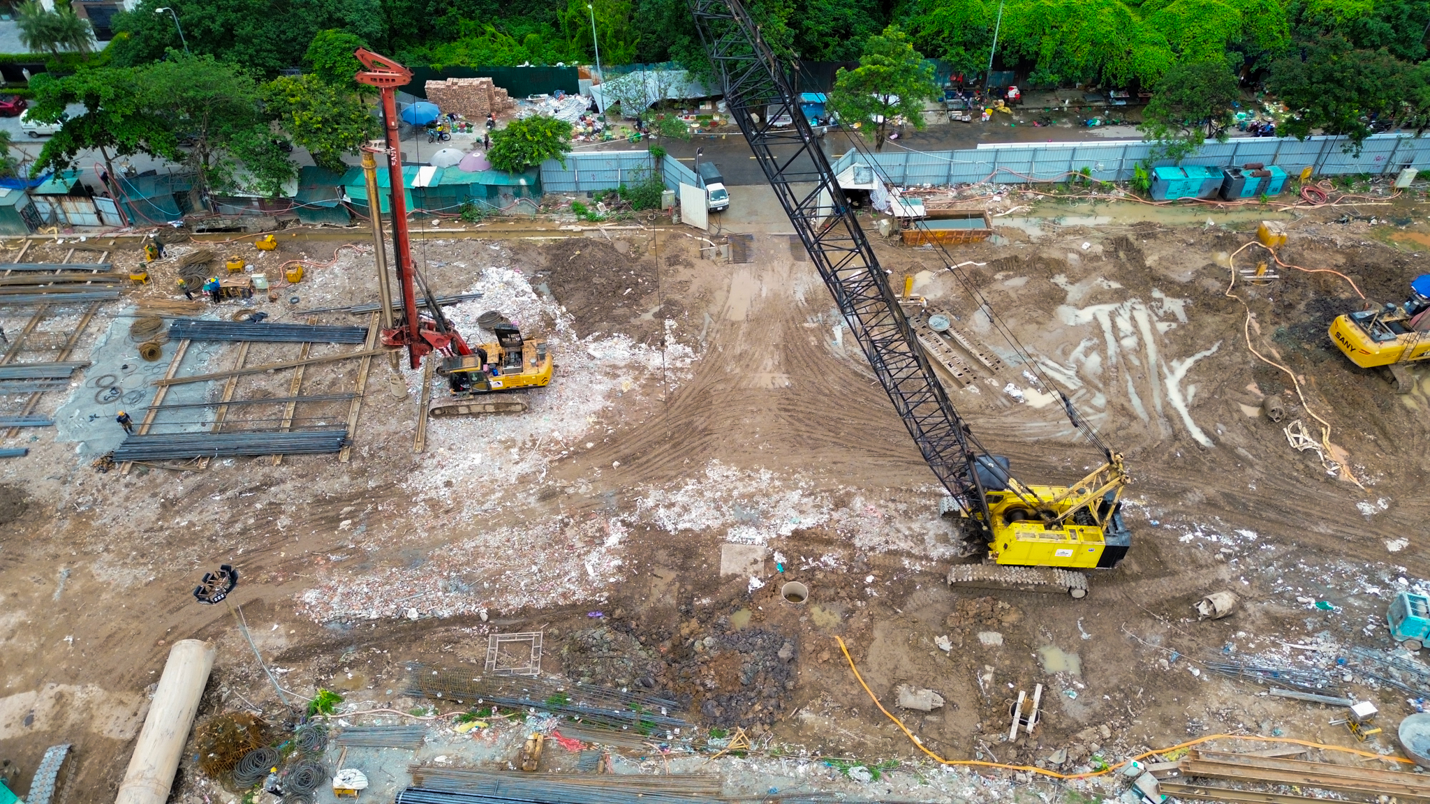 Quá nhanh: Khu đất 3 mặt tiền ở Hà Nội bỏ hoang nhiều năm lập tức thành đại công trường khi sang tay Sun Group- Ảnh 10.