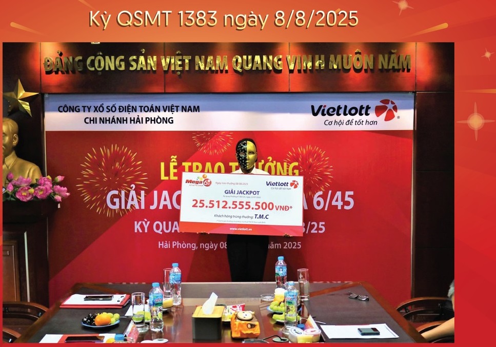 6 con số đổi đời người đàn ông trúng Vietlott Jackpot Mega 6/45 "khủng" ở Hà Nội- Ảnh 1.