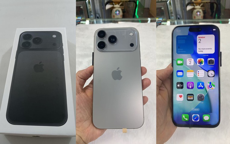 Xuất hiện iPhone 17 Pro nhái chạy Android: Thiết kế y hệt, cũng có Dynamic Island nhưng nhìn là biết hàng "đểu"- Ảnh 1.