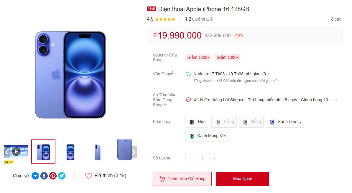 Lên Shopee săn deal iPhone đang giảm giá mạnh, hàng ngon mà lại rẻ- Ảnh 2.